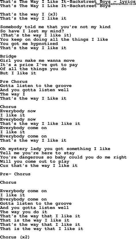  Tate McRae - friends dont look at friends that way (Lyrics) httpssmarturl. . Thats the way i like it lyrics